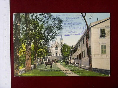 RAPALLO Santuario Pubblicità ristorante Montallegro anni 10 f/p #4047