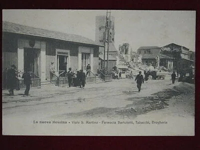 MESSINA La Nuova Viale San Martino Farmacia Bartoletto no viagg anni 10 f/p #351