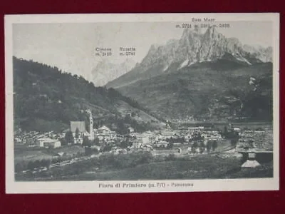 FIERA DI PRIMIERO Panorama viaggiata 1922 f/p #940