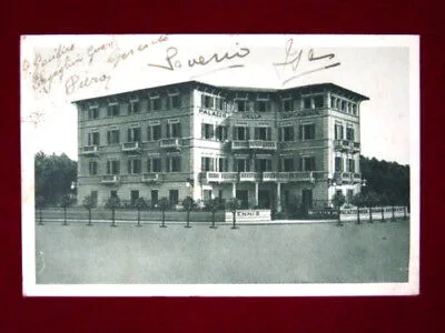 MARINA DI PIETRASANTA Palazzo della Spiaggia, viaggiata,anni 40 f/p #1056