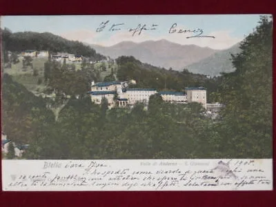 BIELLA Valle Andorno San Giovanni viaggiata 1905 f/p #1325