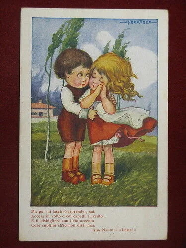 BERTIGLIA Bimbi non viaggiata anni 10 #10441