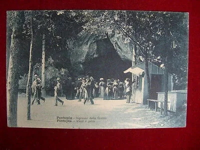 POSTUMIA CHIOSCO BIGLIETTI INGRESSO GROTTA SLOVENIA, viaggiata anni 20 #8461