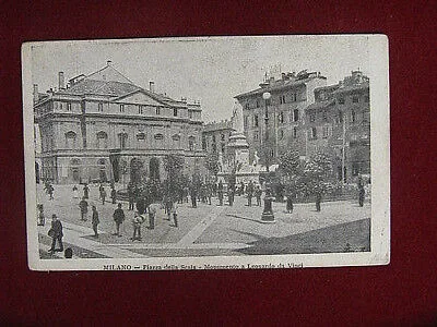 MILANO Piazza della Scala no viaggiata “900 #10177