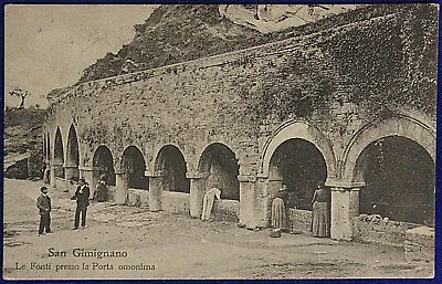 SAN GIMIGNANO Le Fonti presso la Porta viaggiata animata “900 #10184