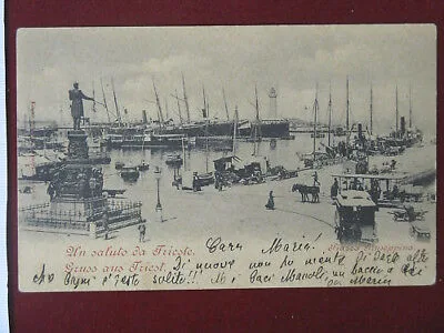 TRIESTE Gruss Aus Triest animata viaggiata “900 #6617