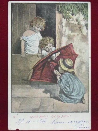 ILLUSTRATA BAMBINI viaggiata “900 #1803