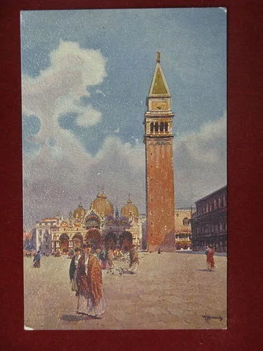 VENEZIA illustrata Chiesa S. Marco non viaggiata “900 #10034
