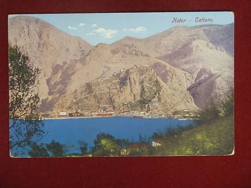 CATTARO Montenegro NON VIAGGIATA “900 #9548