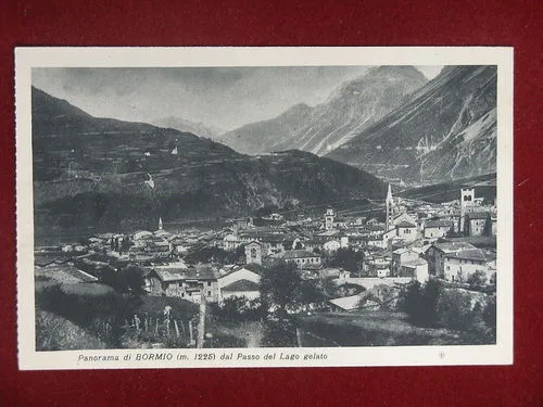 BORMIO Panorama non viaggiata “900 #9934