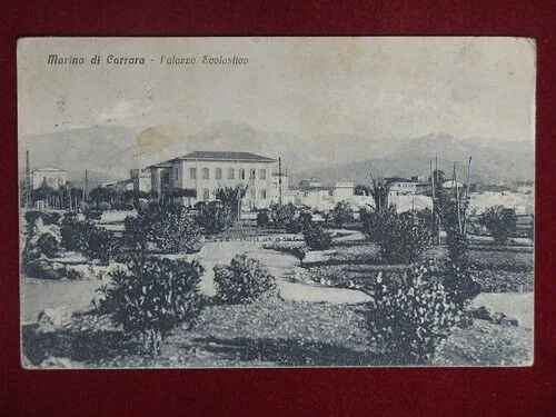 MARINA CARRARA Palazzo Scolastico viaggiata  “900 #10331
