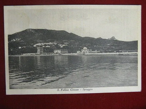 SANFELICE CIRCEO Spiaggia viaggiata anni 30 #10592