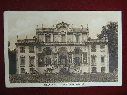 SEGROMIGNO Villa Mansi non viaggiata anni 30 #10657