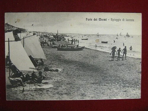 FORTE DEI MARMI Spiaggia viaggiata anni 20 #10662