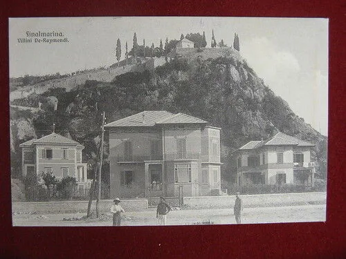 FINALMARINA Villini De Raymondi viaggiata animata anni 20 #10718
