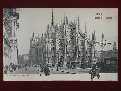MILANO PIAZZA DEL DUOMO NON VIAGGIATA #5094