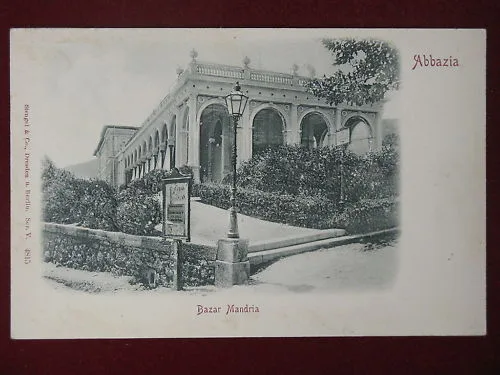 ABBAZIA CROAZIA BAZAR NON VIAGGIATA #6179