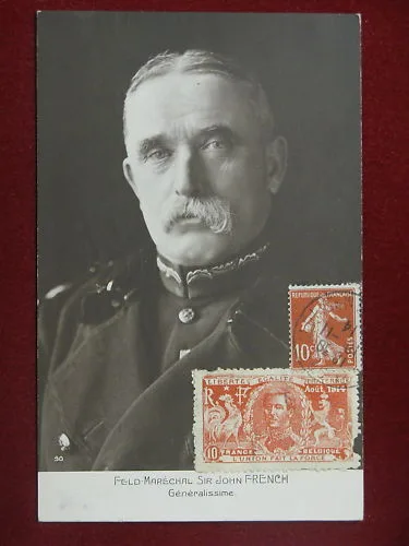 Sir John FRENCH Genèralissime viaggiata anni 10 f/p #8826