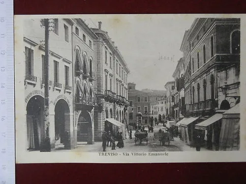 TREVISO – VIA VITTORIO EMANUELE – NON VIAGGIATA #3839