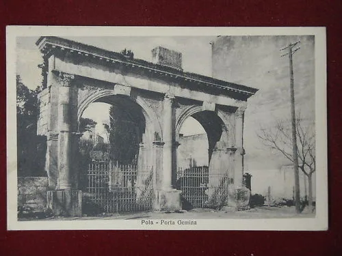 POLA ISTRIA PORTA GEMINA ANNI 20 VIAGGIATA #6150