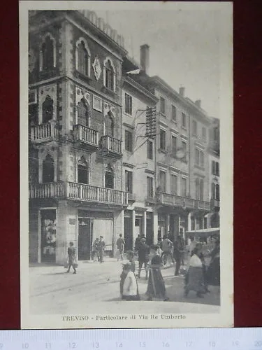 TREVISO – VIA RE UMBERTO – NON VIAGGIATA  f/p #3842