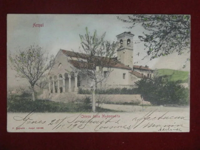 Acqui Chiesa della Madonnalta “900 viaggiata #12121
