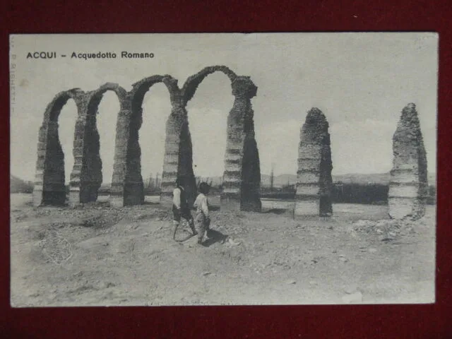 Acqui Acquedotto Romano anni 10 viaggiata animata #12129