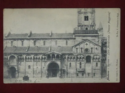 MODENA DUOMO PIAZZA MAGGIORE ANNI 10 VIAGGIATA #5728