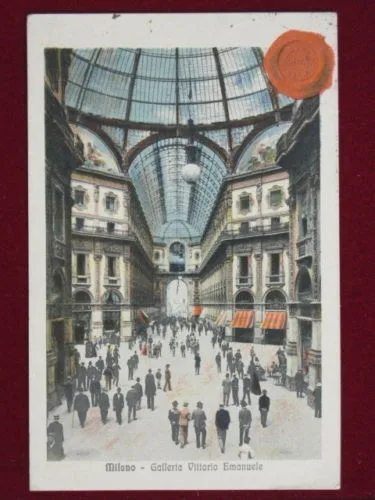 MILANO GALLERIA VITTORIO EMANUELE ANNI 10 VIAGGIATA fp  #1966
