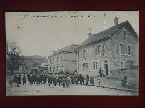 BONNEUIL la Poste Francia no viaggiata anni 10 f/p #8931