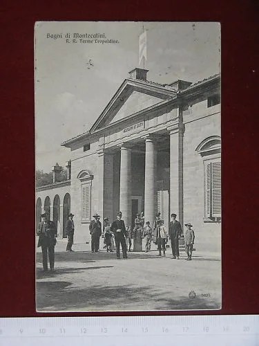 BAGNI DI MONTECATINI animata viaggiata anni 20 fp #1382