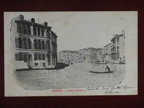 VENEZIA Canal Grande viaggiata “900 #10083