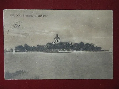 GRADO SANTUARIO BARBANA viaggiata FRANCOBOLLO TOLTO #6220
