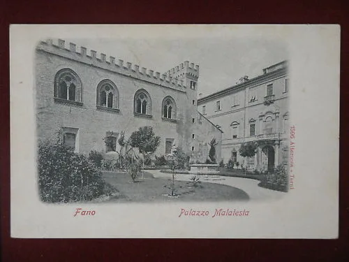 FANO Palazzo Malatesta no viaggiata “900 #7793