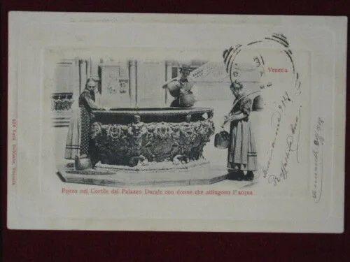 VENEZIA Pozzo del Palazzo  Ducale viaggiata “900 #2940