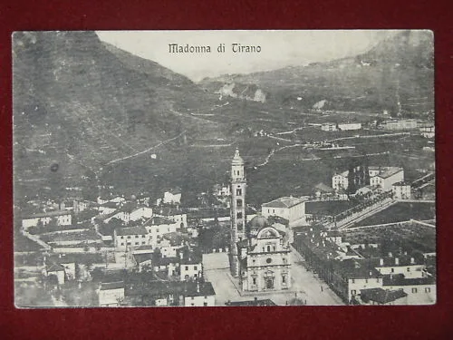 MADONNA DI TIRANO PANORAMA ANNI 10 VIAGGIATA #6975