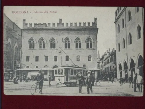 Bologna Palazzo dei Notai tram bella viaggiata “900 #2294