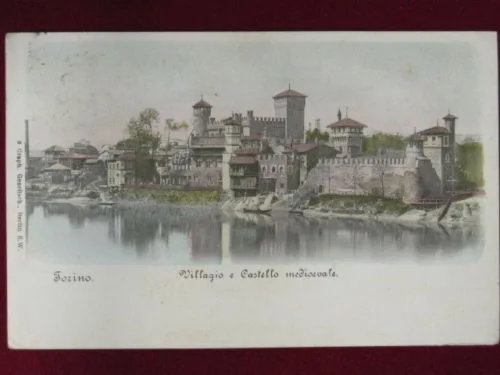 TORINO castello medioevale viaggiata inizi ‘900 #1634