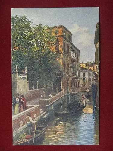 VENEZIA Rio non viaggiata illustrata “900 #10037