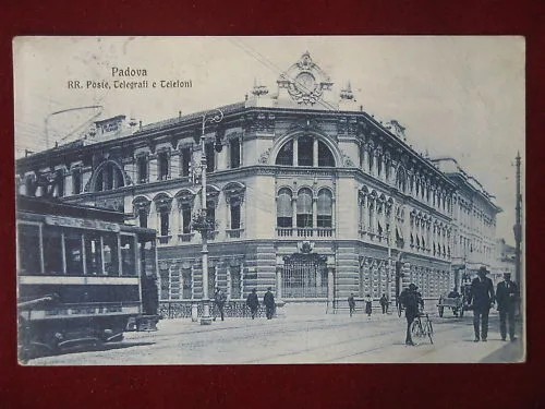 PADOVA – POSTE E TELEGRAFI – ANNI 10 VIAGGIATA #4294