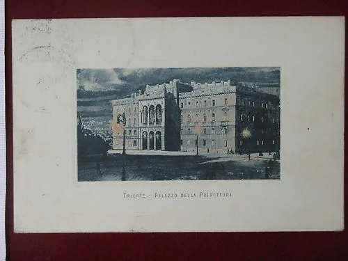 TRIESTE Palazzo Prefettura viaggiata anni 20 #5825