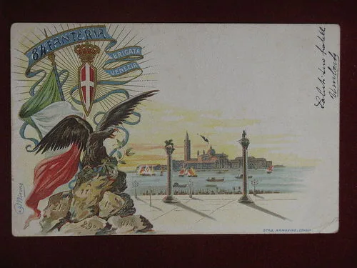 VENEZIA Stabilimento Armanino illustrata viaggiata “900 #10005