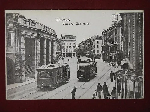 BRESCIA CORSO ZANARDELLI ANIMATA VIAGGIATA #4990