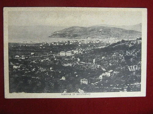 MARINA DI MINTURNO viaggiata anni 40 #10591
