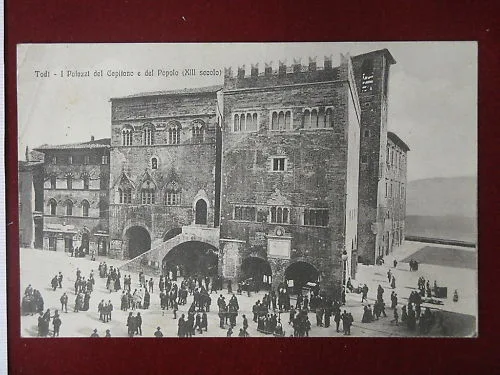 TODI Palazzi del Capitano non viaggiata anni 20 #4685