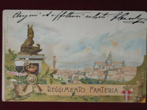 FANTERIA 31° REGGIMENTO INIZI 900 VIAGGIATA #2674