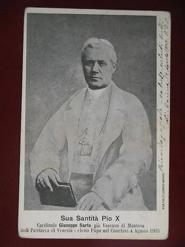 PAPA PIO X Sua Santità viaggiata “900 #6759