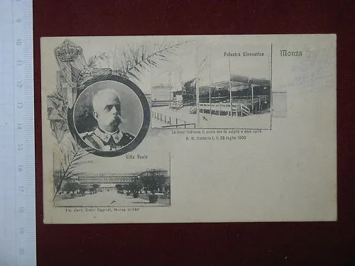 MONZA Villa Reale Umberto I viaggiata fine 800 #4024