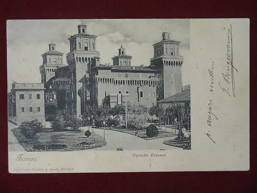 FERRARA CASTELLO ESTENSI “900 VIAGGIATA #5499