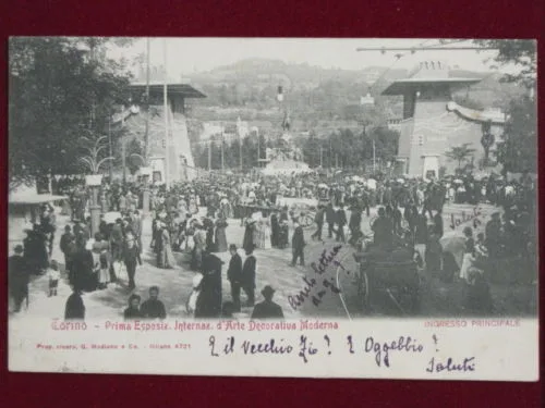 TORINO PRIMA EXPO INTERNAZIONALE INIZI ‘900 VIAGGIATA #2176